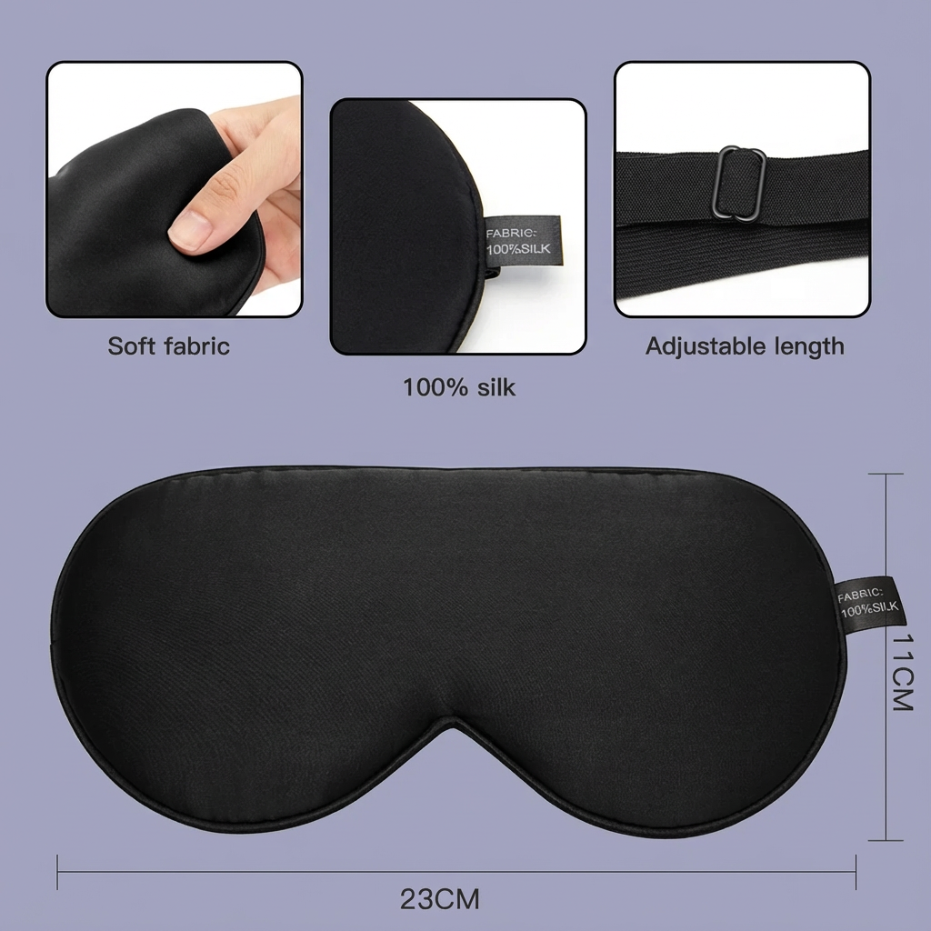 DreamSilk 100% Mulberry Silk Sleep Mask